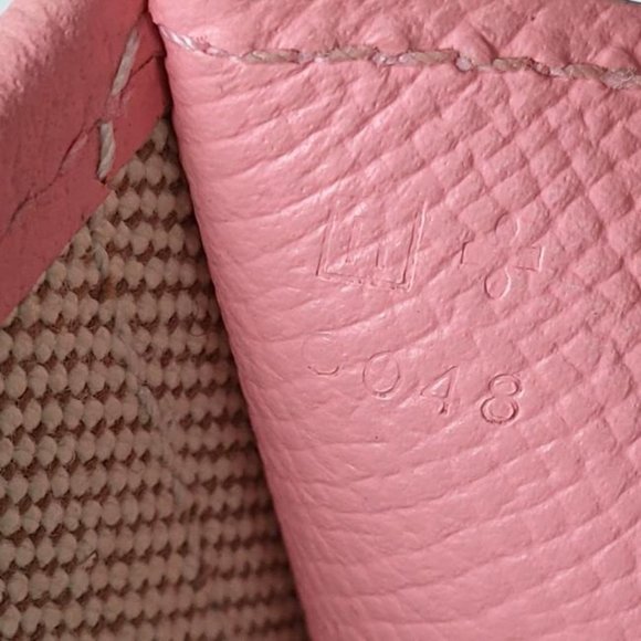 SOLD Hermes Courchevel Jige 29 Rose Confetti Pink Leather Clutch - Picture 7 of 7